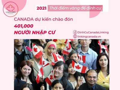 Canada dự kiến chào đón 401,000 người nhập cư trong năm 2021