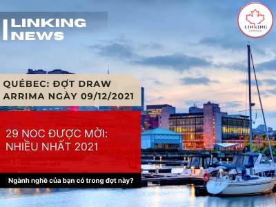 Québec draw Arrima ngày 09/12/2021 - Mời tận 29 NOC
